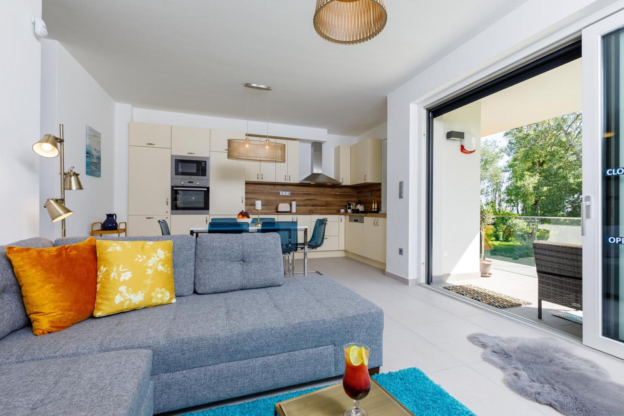 Blue4 Apartment Balatonfůzfő Dış mekan fotoğraf